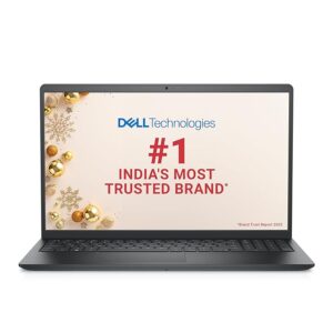 Dell 15 Laptop, Intel Core i3-1115G4 Processor/8GB DDR4/512GB SSD/Intel UHD Graphics/15.6" (39.6cm) FHD 120Hz Refresh, 250 nits/Mobile Connect/Win 11+MSO'21/15 Month McAfee/Black/Thin & Light-1.66kg